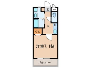 エスポワールAYの物件間取画像